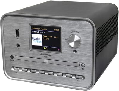 Compacte Inbouw Stereo Installatie met Internet Radio, DAB+, CD-speler en Bluetooth