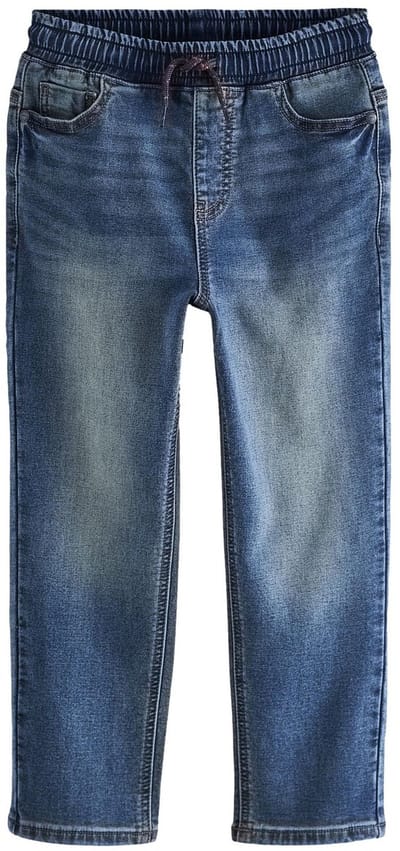 Next - Jongens - Jeans met elastische taille en ruimvallende pasvorm - Blauw