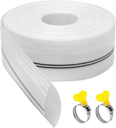 Flexibele Afvoerslang 10m x 3cm voor Tuinirrigatie, Vijvers en Dompelpompen - Ideaal voor Waterafvoer en Tuinonderhoud