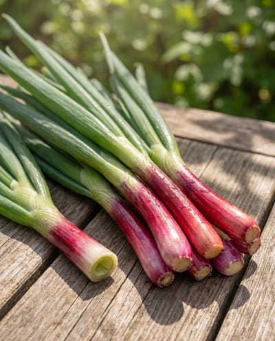 2 sets - Rode Bosui Zaden Red Ninja Allium Fistulosum Meerjarig
