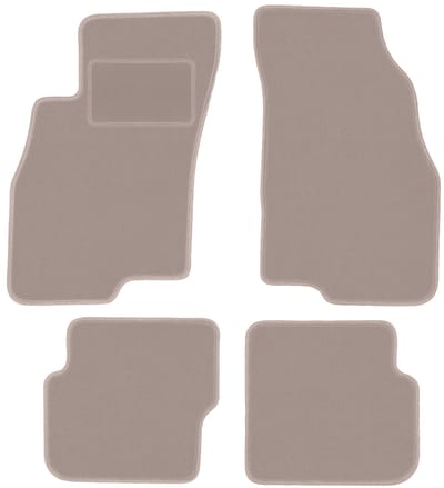 Beige veloursmatten voor: Fiat Punto EVO hatchback (2998-2012)