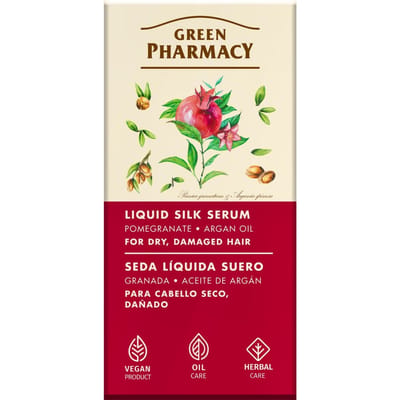 Green Pharmacy Liquid Silk Serum Pomagranate &amp; Argan Oil 30 ml