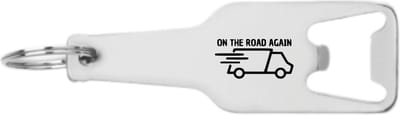 Akyol - on the road again flesopener - Vrachtwagen chauffeur - cadeau vrachtwagenchauffeur - leuk cadeau voor de beste cadeau vrachtwagenchauffeur om te geven - verjaardag cadeau vrachtwagenchauffeur - 105 x 25mm