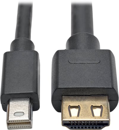 Tripp Lite P586-010-HD-V2A video kabel adapter 3 m MINI DISPLAYPORT HDMI Zwart