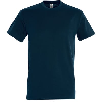 SOLS Heren Keizerlijke Zwaargewicht T-Shirt met korte mouwen (Aardolie blauw)