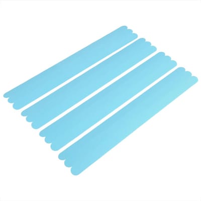 Badkamer Antislip Tape Veiligheid Antislip Strip Zelfklevende Sticker voor Badkuip Keramische Vloer Blauw blauw