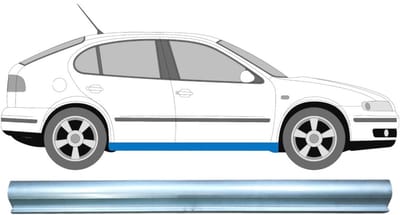 Reparatie dorpel voor Seat Toledo II 1999-2004 / Links = Rechts (symmetrisch)