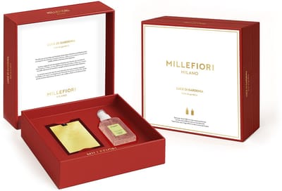 Millefiori Milano - Cadeauset - Wasparfum & Geurkaart - Luce di Gardenia