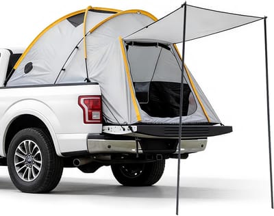 Triumpunpre Autotent - Campout Achterkleptent – Pickup Laadbak Tent 210D Oxford - Achtertent Auto - Incl. Luifelstokken - 315×180×170cm