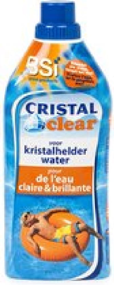 BSI - Cristal Clear - Voor Kristalhelder zwembadwater - Zwembad - Spa - Anti-groen waterbehandeling - 1 l