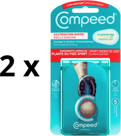 Compeed Onder Voet - 2 x 5 stuks - Blarenpleisters