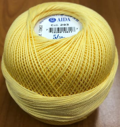 Aida Haakgaren 10 bollen no 293 geel