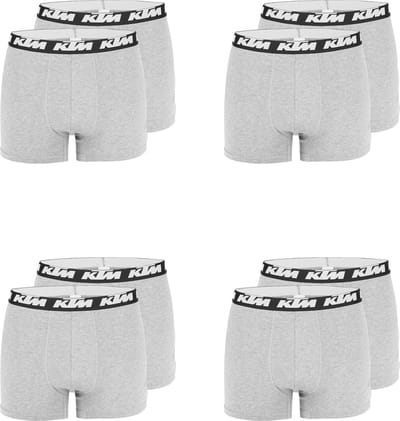 KTM by FREEGUN Boxershorts voor heren, ondergoedbroek, herenboxer, set van 8 multipack