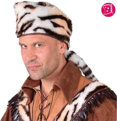 Magic By Freddy's - Indiaan Kostuum - Wilde Tijger Hoed - - Carnavalskleding - Verkleedkleding