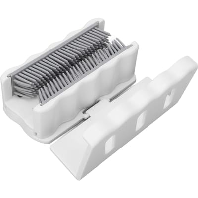 Attrape-cheveux Réutilisable Amovible Portable Filtration Efficace Collecteur de Cheveux Mural de Douche pour white