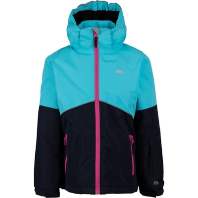 Trespass Ski-jas voor kinderen met afneembare capuchon (Blauw)