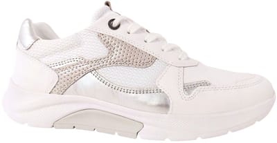 Gabor Rollingsoft Sneaker 66.925.51 Wit Zilver