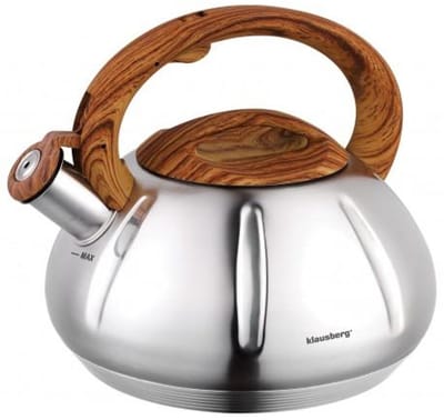 Klausberg KB-7281 fluitketel - 3L - rvs - alle warmtebronnen