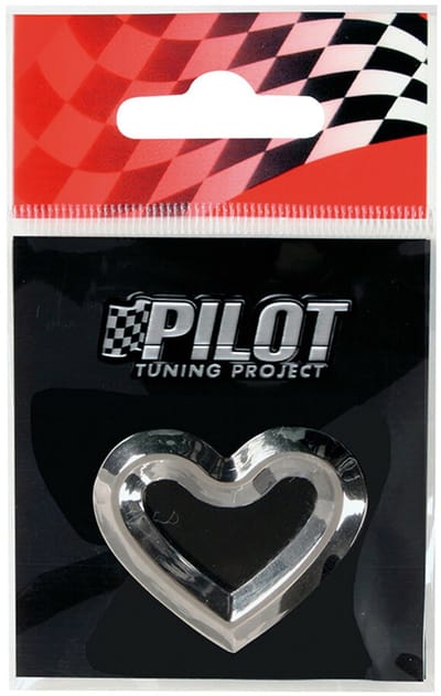 3D symbool chroom - *Heart*