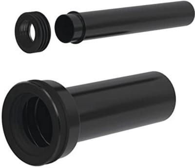 Aansluitset voor wandtoilet 300 mm met voorzijde bediening
