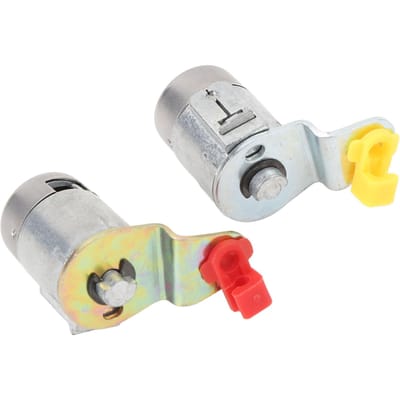 Deurslot Cilinderset met Sleutels 89056724 Metaal Verbeterde Veiligheid Hoge Sterkte Autoslot Deur white