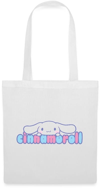 Cinnamoroll Gluurt Over De Letters Tas van stof