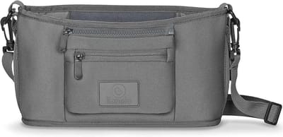 Kinderwagen Organizer - Flessenhouder - Wandelen Met Kind - Waterproof Neopreen - 35 x 18 cm - Grijs