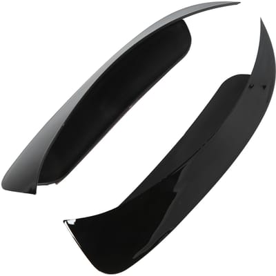 2 stuks Glanzend Zwarte Achterbumper Spoiler Vinnen Vervanging voor Mercedes GLA Klasse X156 GLA200 260 GLA45 black