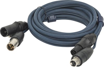 Combikabel DAP FP156 - IP65 PowerCON True1 & 3-pin XLR 6 m