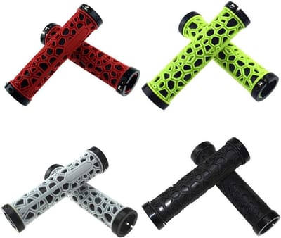 Fiets Handvatten - Stuur Grips - Comfortabel Fietsen - Antislip Ontwerp - 125 mm Lengte - Rood
