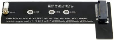 M.2 M-Key NGFF NVME SSD Converter voor 2014 Mac Mini