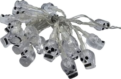 Gadgetpoint - Halloween lampjes - Lampjes - Versiering - Halloween - Halloween Doodshoofd - 2m - Skelet