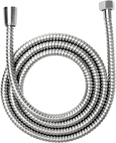 Flexibele doucheslang van 2 m - Roestvrij staal, 360° draaibaar, anti-knoop, universele G1/2 aansluiting, duurzaam en kinksbestendig, ideaal voor elke douche.