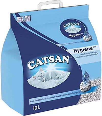 Kattenbakvulling 2 pak - Mineraal grit - Hygiëne in huis - Geur neutraliserend - 20 liter - Wit