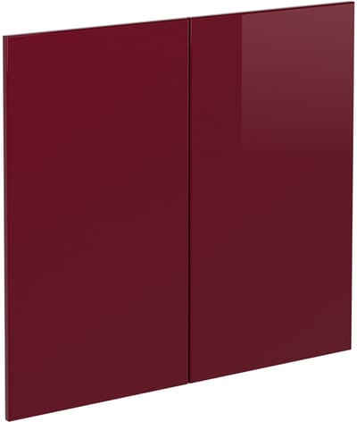 Vicco R-Line Keukenfront – 79.2 x 71.3 cm meubelfront voor de spoelonderkast Rode hoogglans
