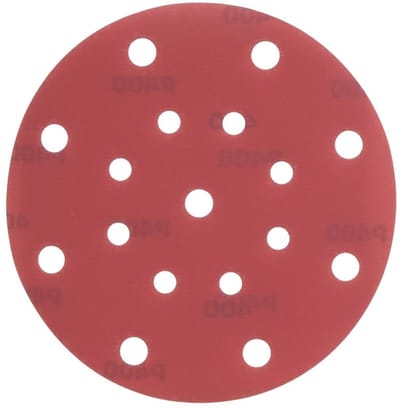 Radix - Schuurschijf - Pro - Klittenband 150 mm - P400 – 17 stofgaten (50 stuks)