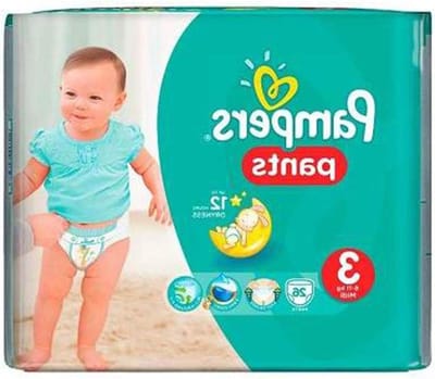 Broekluiers - Luierbroekjes - Actieve baby - Eenvoudig wisselen - Maat 3 - Wit
