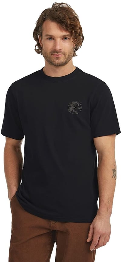 O´neill O´riginals Back Print T-shirt Met Korte Mouwen Zwart L Man