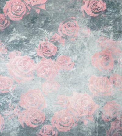 Fotobehang - Roses Abstract I 225x250cm - Vliesbehang