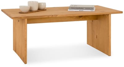 Salontafel SALTO van massief hout - gebeitst/gewaxt
