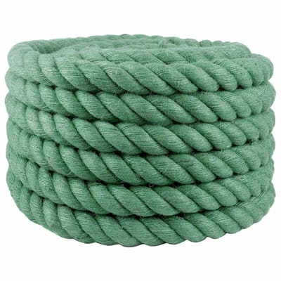 vidaXL - Jute - Touw - 30 - mm - Groen - 100% - Tossa - jute