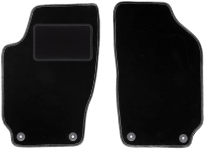 Voormatten zwart voor: Skoda Fabia I hatchback, sedan, stationwagen (1999-2007)