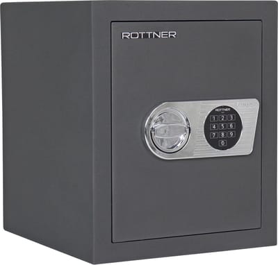 Rottner Inbraakwerende Kluis Joe 50 - Elektronisch slot - 42x35x38cm - Gecertificeerd: Grade 1 conform EN 1143-1