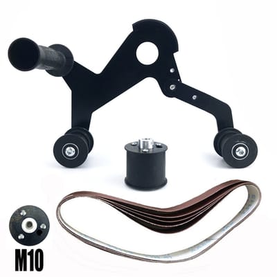 Ronde buis roestvrij staal buis draadmachine - Buiten ronde roestvrij polijstmachine zand - met slijpmachine - met hoofd accessoires - Ronde buis draadmachine (M10)