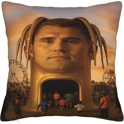 Charlie Kirk R.I.P Kussensloop Vintage Kussenhoes Zachte Kussenslopen voor Bank en Slaapkamer 45x45cm