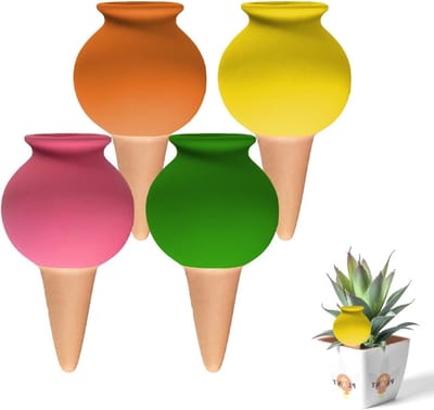 Automatische plant waterers met zelfwaterende spikes, terracotta irrigatie sticks voor potplanten, ideaal voor vakantie en langdurige verzorging