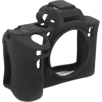 Siliconen Beschermende Behuizing Cameratas Body Shell Cover voor Sony A73 A7R3 A7R Mark III black