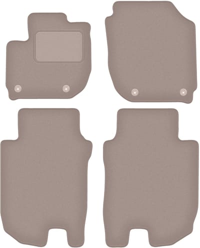 Beige velours vloermatten voor: Honda HR-V III crossover (2018-)