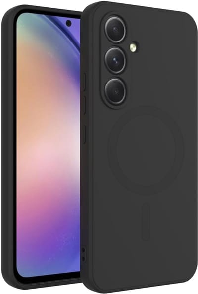 Stravo Hoesje Geschikt voor Samsung Galaxy S26 – Siliconen Cover Hoes met MagSafe – Slank & Lichtgewicht – Schokbestendig – Anti-Fingerprint – Siliconen Case voor Samsung Galaxy S26 - Zwart