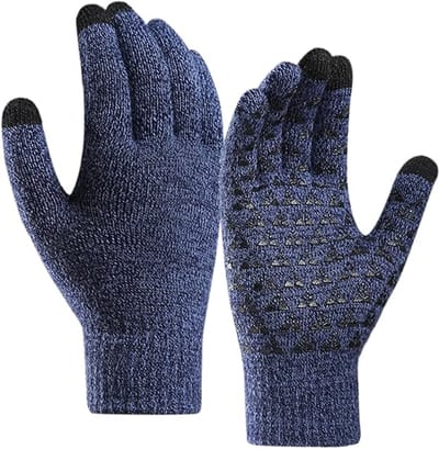 Winterhandschoenen voor Mannen & Vrouwen - Warm Gebreid - Touchscreen - Zacht Gevoerd - Voor Sport & Dagelijks Gebruik - Koud Weer